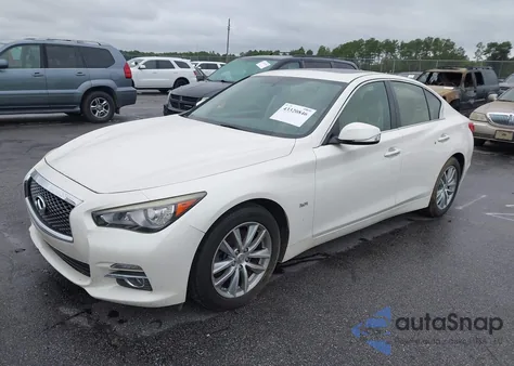 2016 Infiniti Q50 3.0T Premium from USA, damaged, VIN JN1EV7AP1GM300311